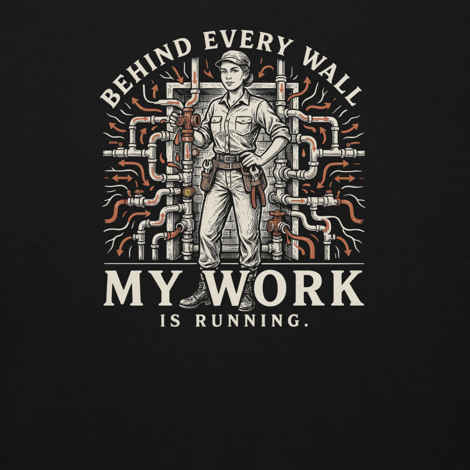 behind every wall my work is running 6